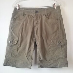 KUHL Women's Sage Cargo Hiking 11" Inseam Shorts. Size 6